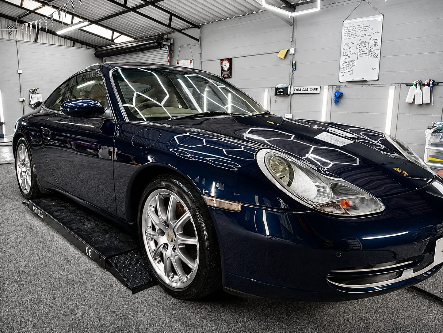 Porsche after detailing at Tyra Car Care Armagh